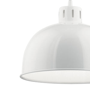 Kichler - 52152WH - One Light Pendant - Zailey - White