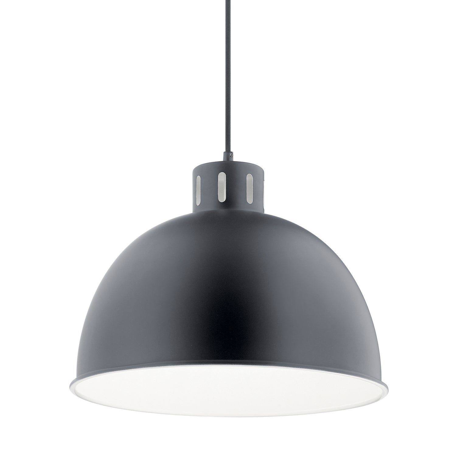 Kichler - 52153BK - One Light Pendant - Zailey - Black