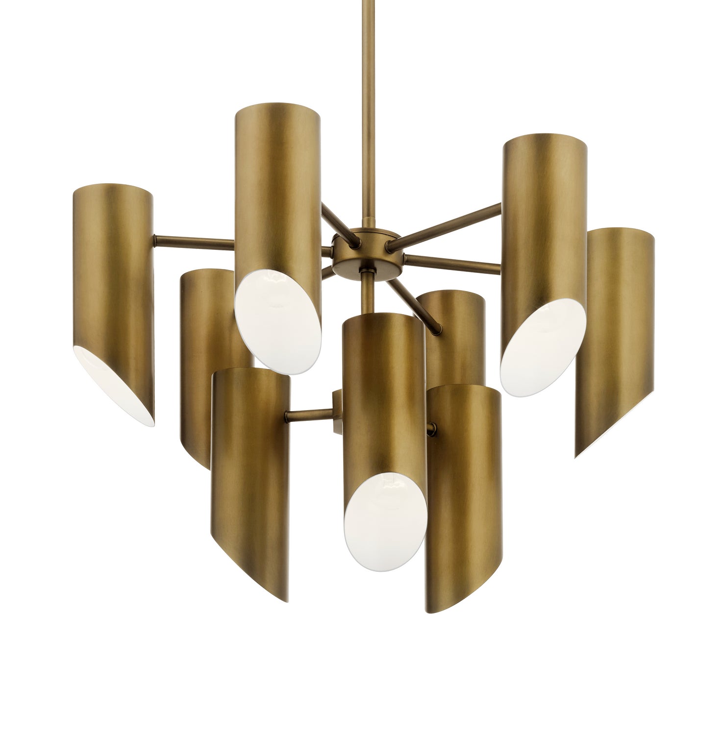 Kichler - 52162NBR - Nine Light Chandelier - Trentino - Natural Brass