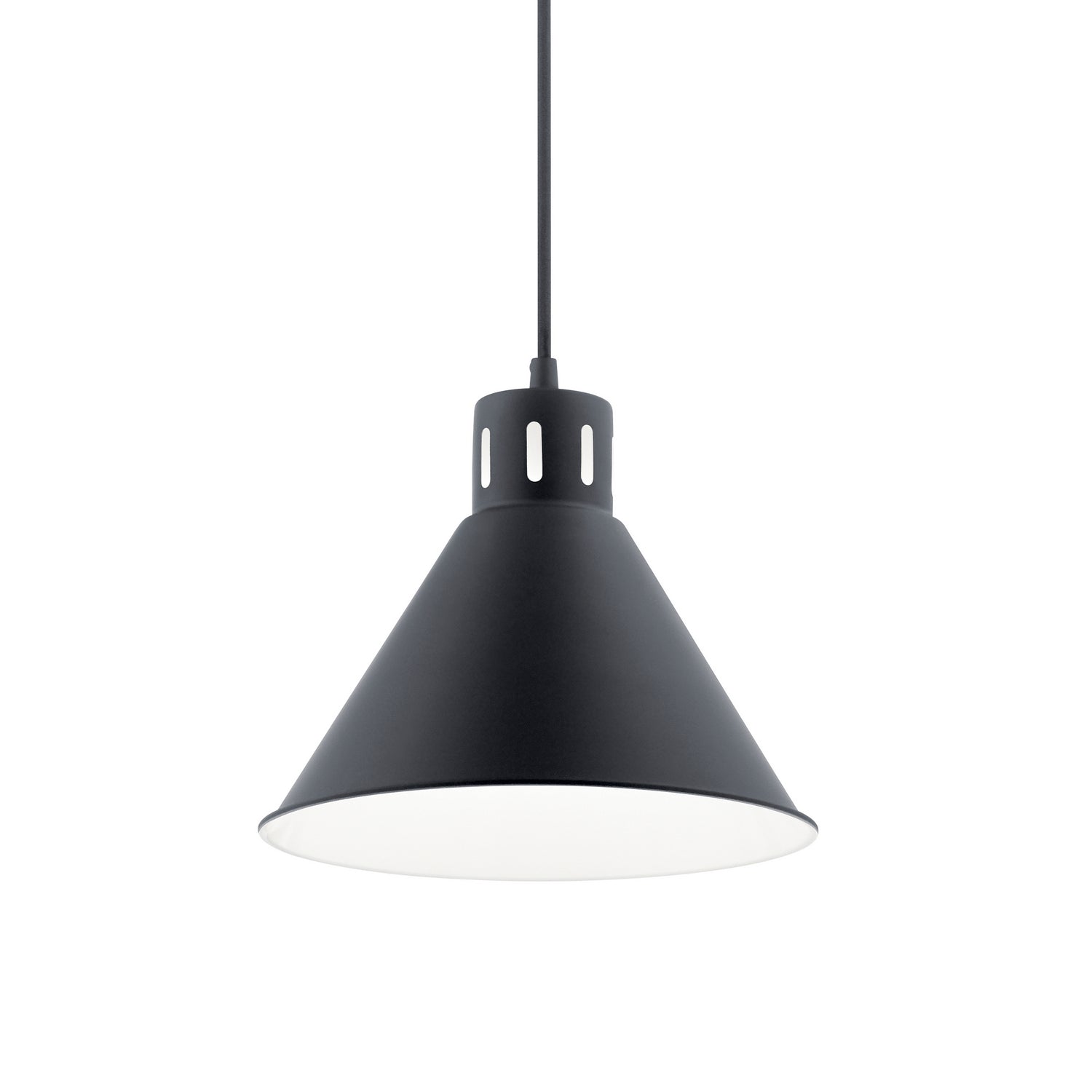 Kichler - 52176BK - One Light Pendant - Zailey - Black