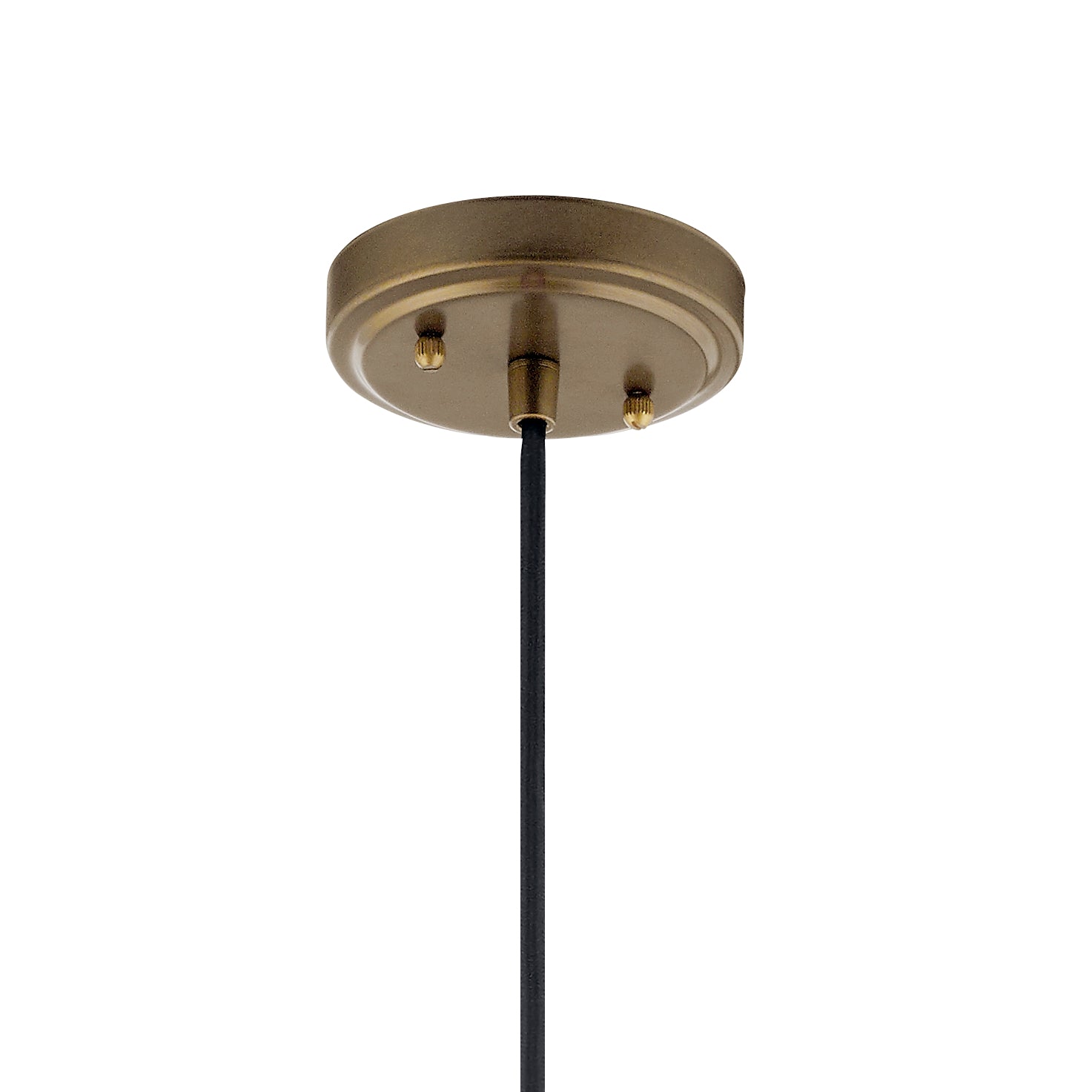 Kichler - 52176NBR - One Light Pendant - Zailey - Natural Brass