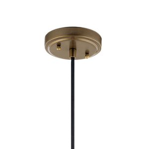 Kichler - 52176NBR - One Light Pendant - Zailey - Natural Brass