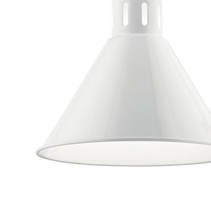 Kichler - 52176WH - One Light Pendant - Zailey - White