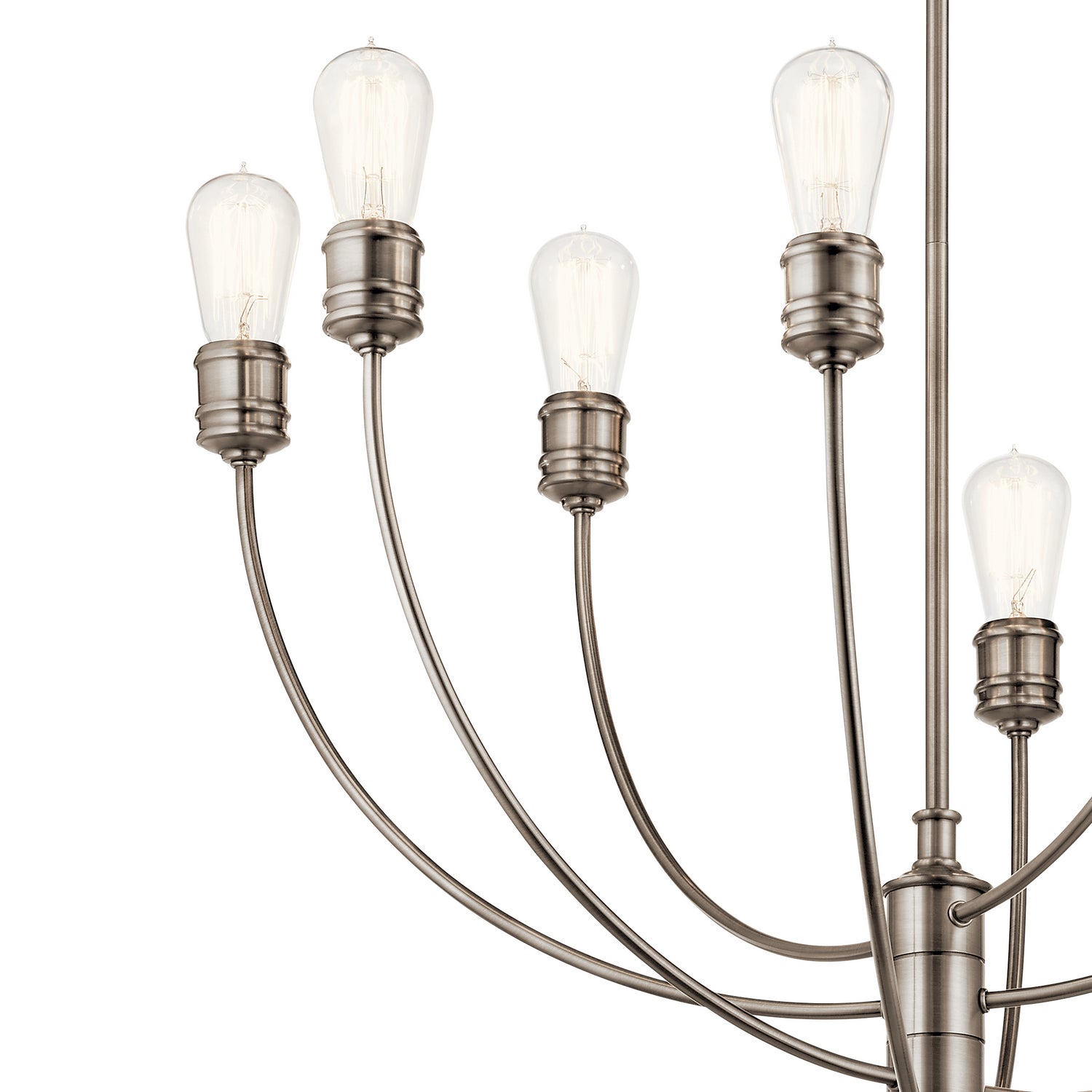 Kichler - 52255CLP - Eight Light Chandelier - Hatton - Classic Pewter