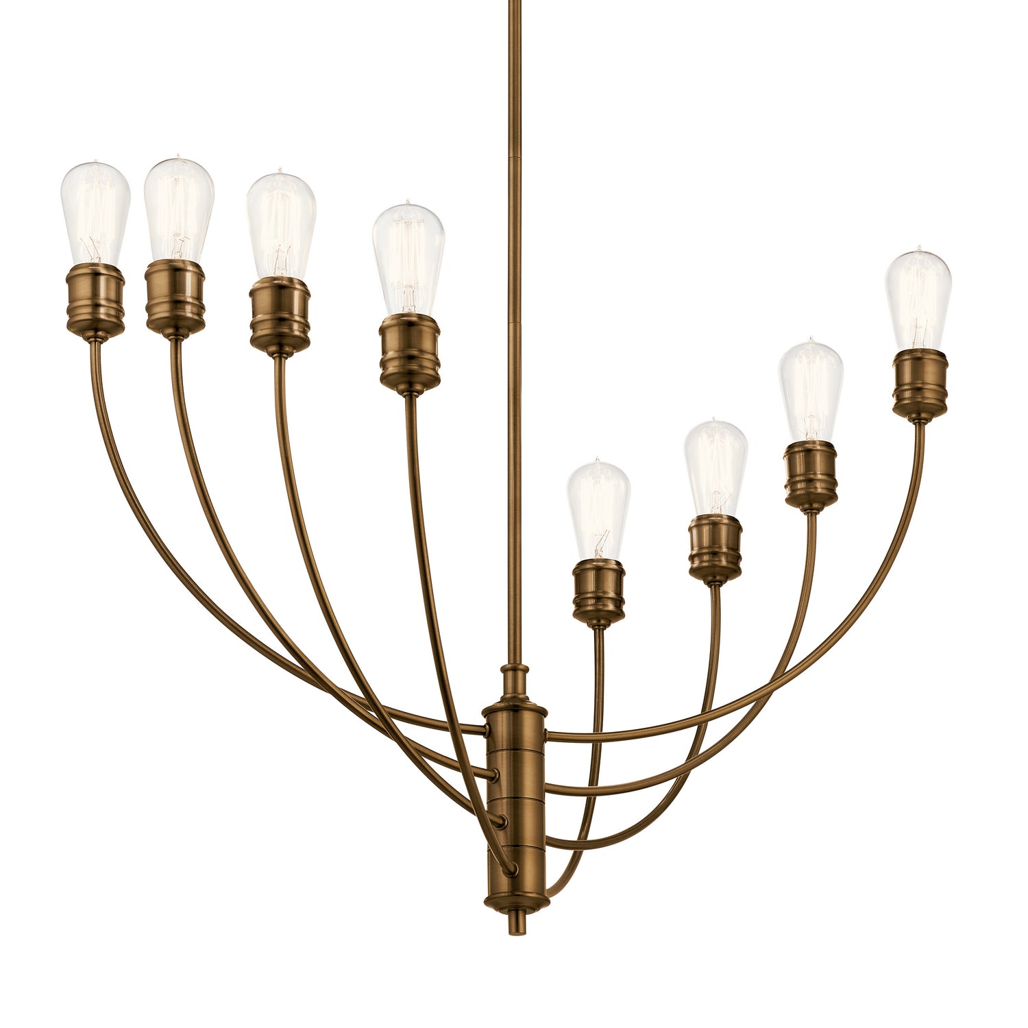 Kichler - 52255SB - Eight Light Chandelier - Hatton - Satin Bronze