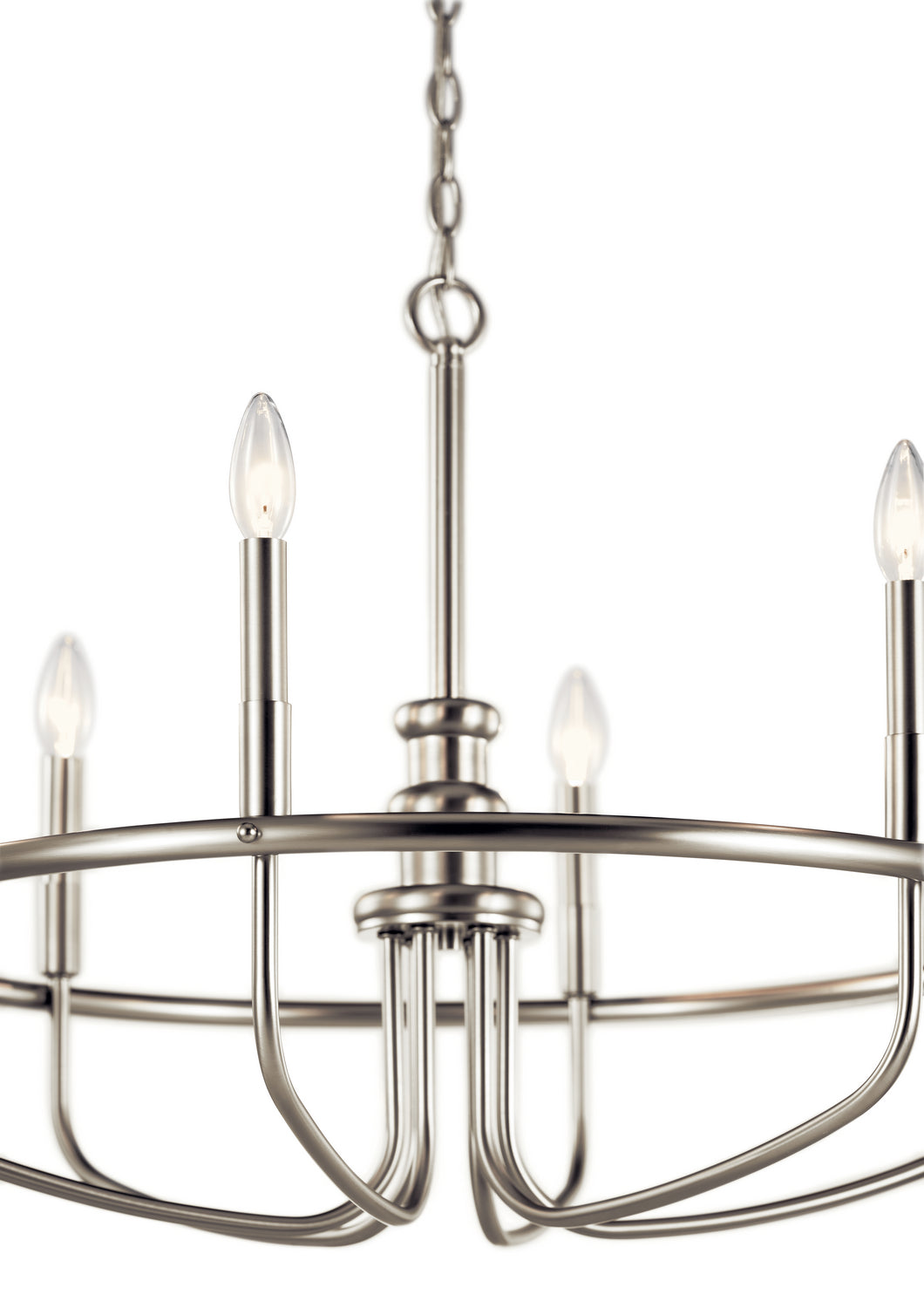 Kichler - 52304NI - Six Light Chandelier - Capitol Hill - Brushed Nickel