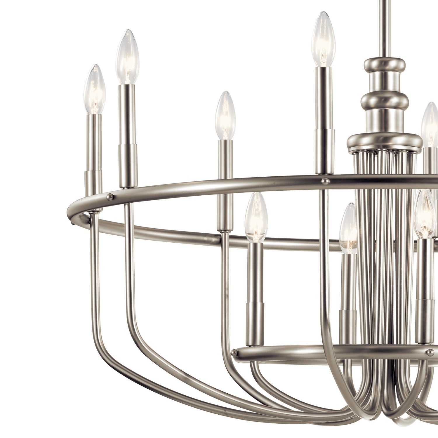 Kichler - 52305NI - 12 Light Chandelier - Capitol Hill - Brushed Nickel