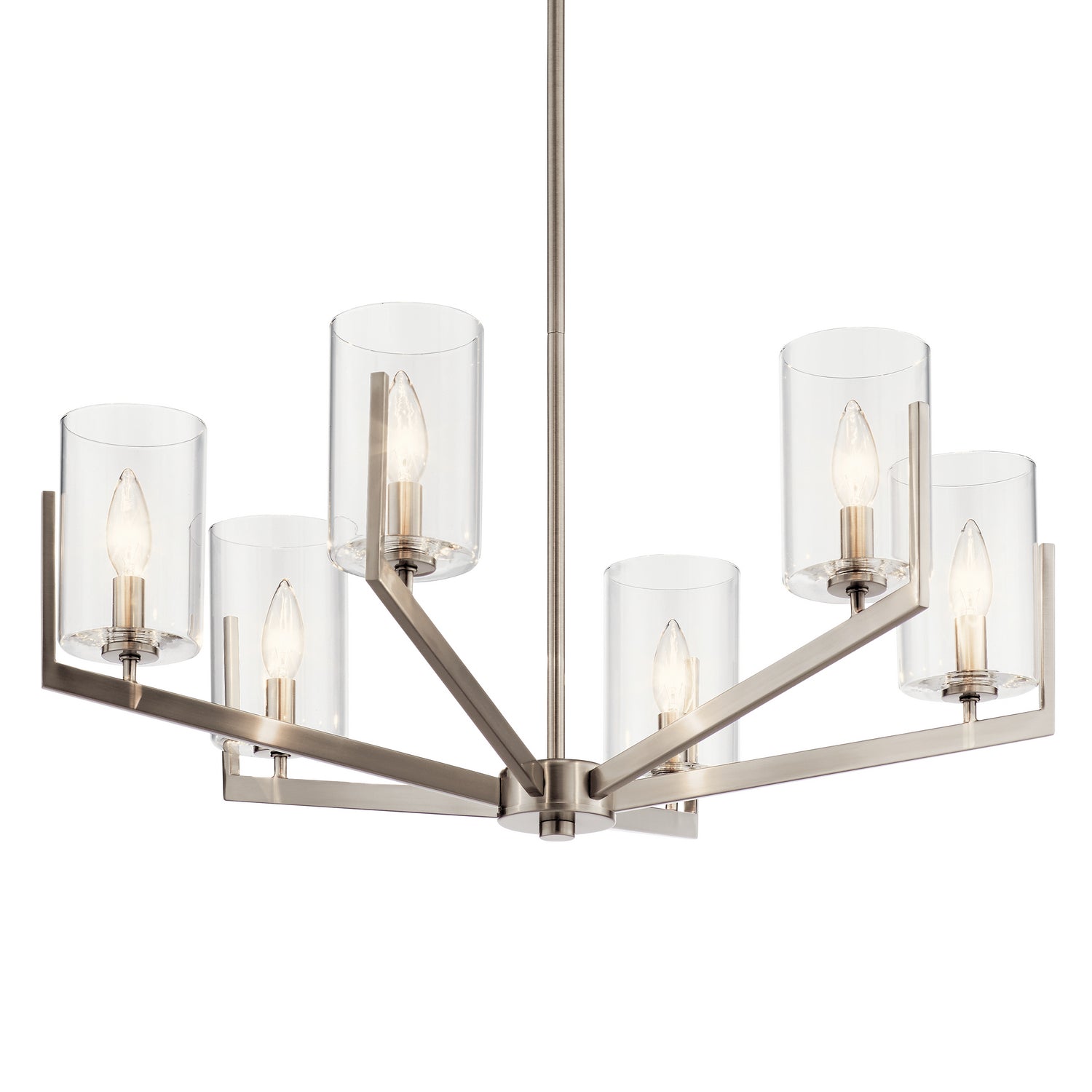 Kichler - 52314CLP - Six Light Chandelier - Nye - Classic Pewter