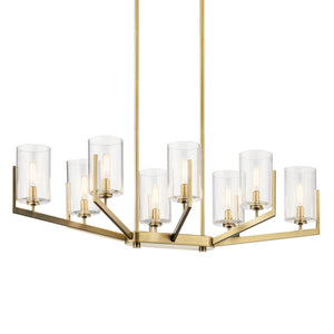 Kichler - 52315BNB - Eight Light Chandelier - Nye - Brushed Natural Brass