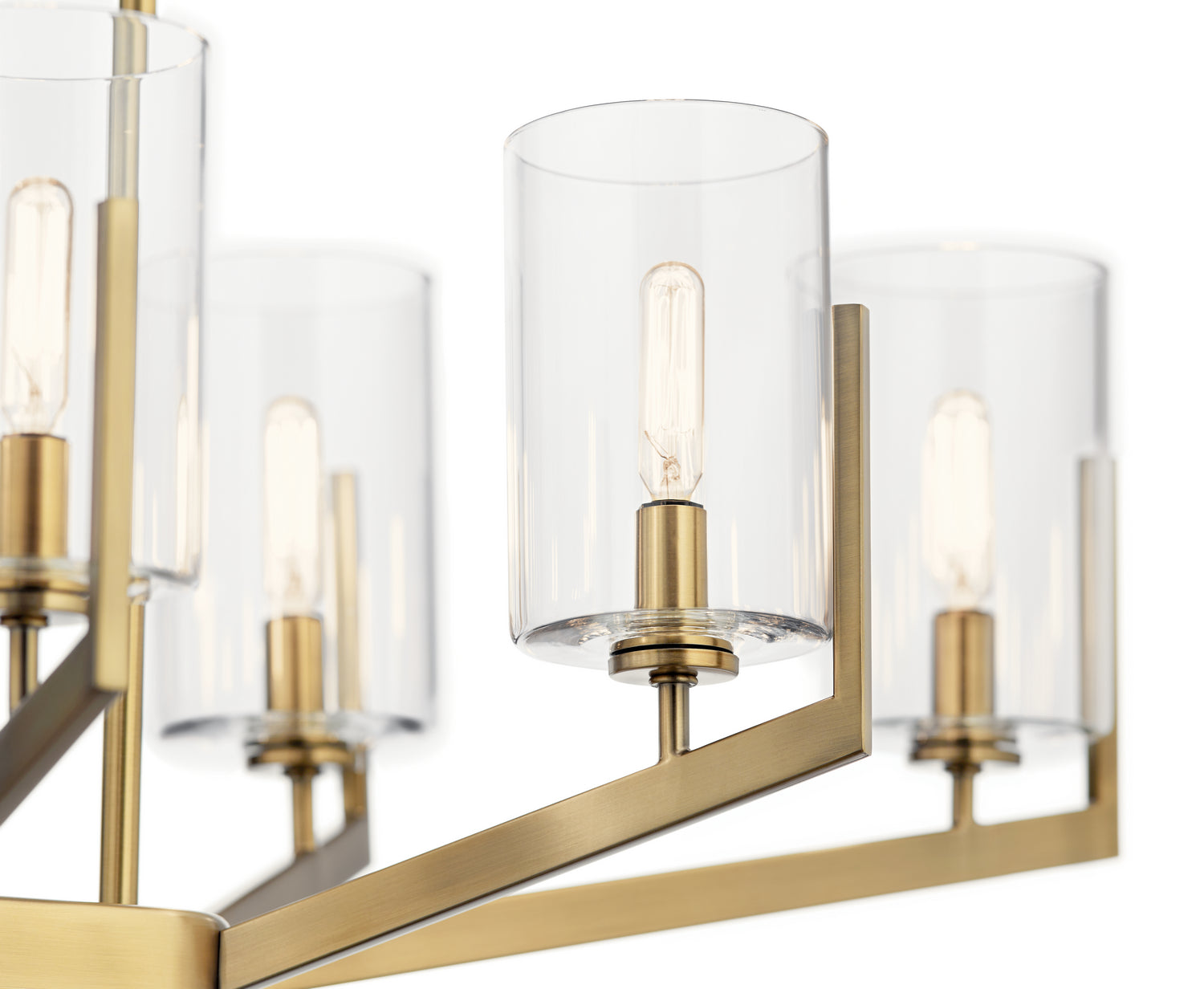 Kichler - 52315BNB - Eight Light Chandelier - Nye - Brushed Natural Brass