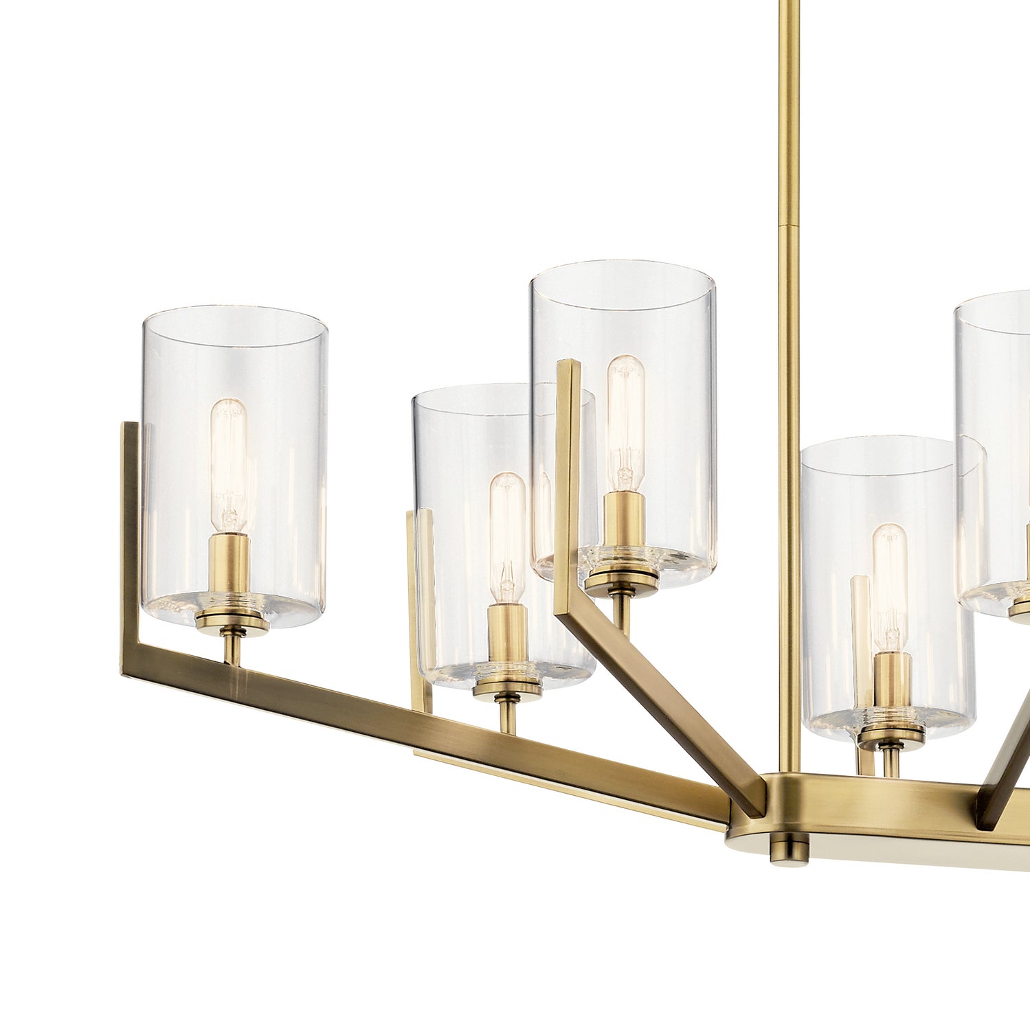 Kichler - 52315BNB - Eight Light Chandelier - Nye - Brushed Natural Brass