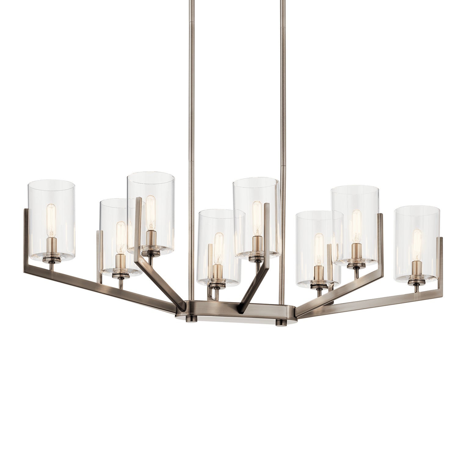 Kichler - 52315CLP - Eight Light Chandelier - Nye - Classic Pewter