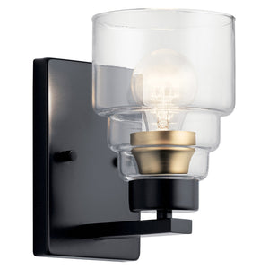 Kichler - 55010BK - One Light Wall Sconce - Vionnet - Black