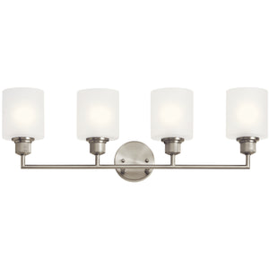 Kichler - 55048NI - Four Light Bath - Lynn Haven - Brushed Nickel