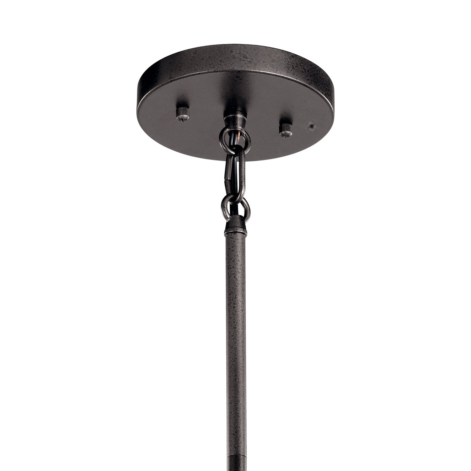 Kichler - 59003BK - One Light Outdoor Pendant - Lozano - Black