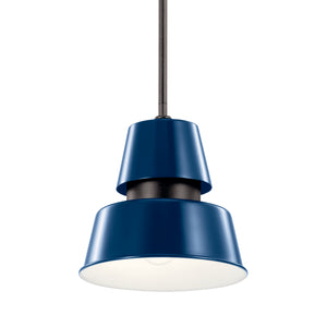 Kichler - 59003CBL - One Light Outdoor Pendant - Lozano - Catalina Blue