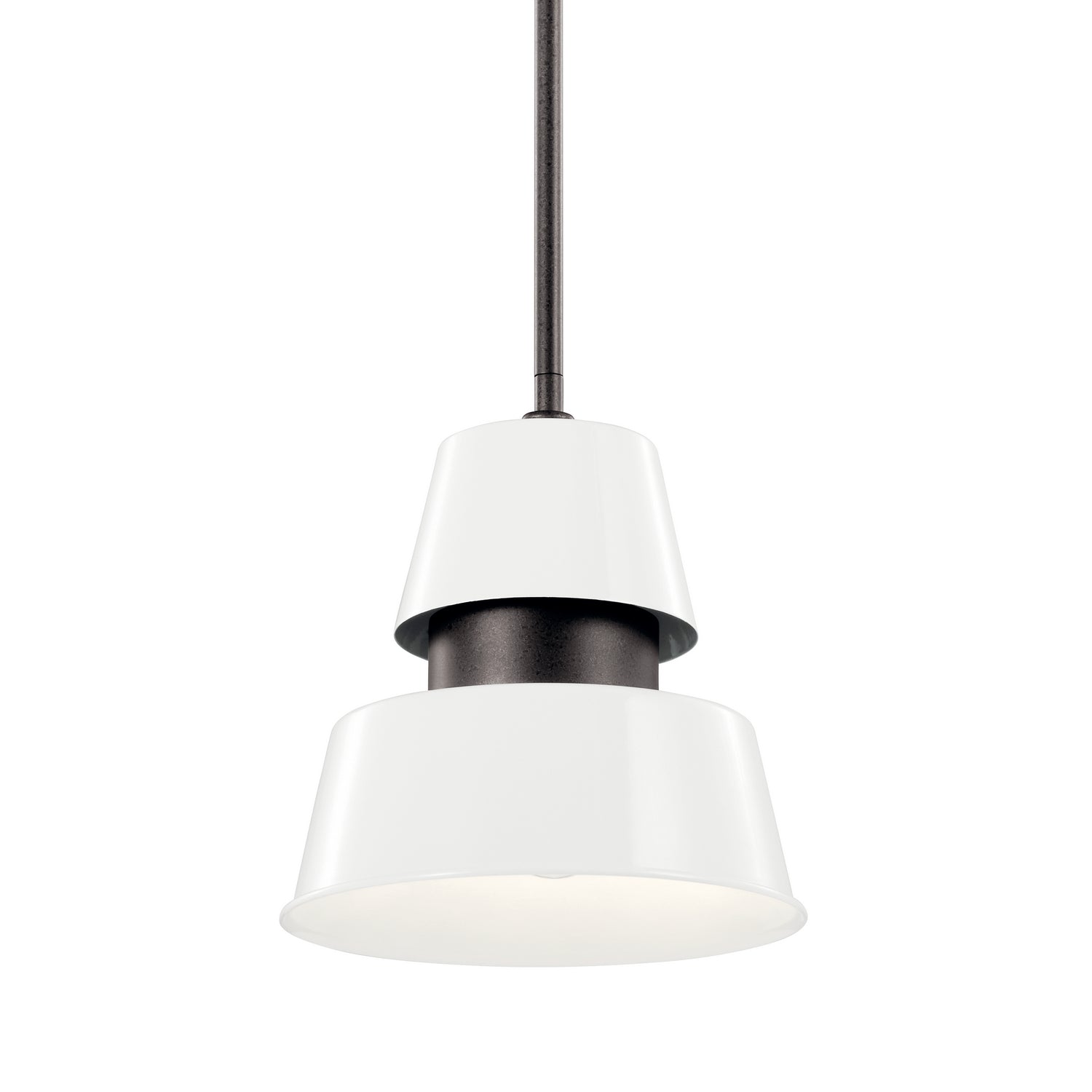 Kichler - 59003WH - One Light Outdoor Pendant - Lozano - White