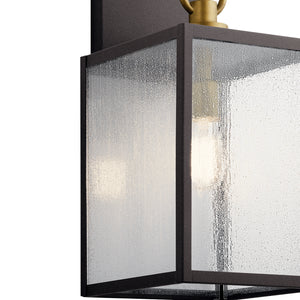Kichler - 59007WZC - One Light Outdoor Wall Mount - Lahden - Weathered Zinc