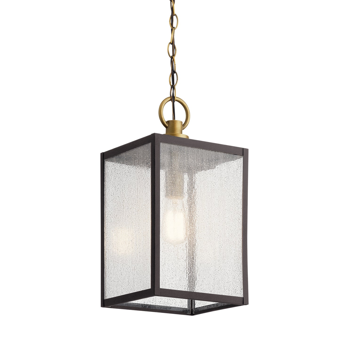 Kichler - 59008WZC - One Light Outdoor Pendant/Semi Flush Mount - Lahden - Weathered Zinc