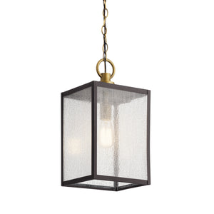 Kichler - 59008WZC - One Light Outdoor Pendant/Semi Flush Mount - Lahden - Weathered Zinc