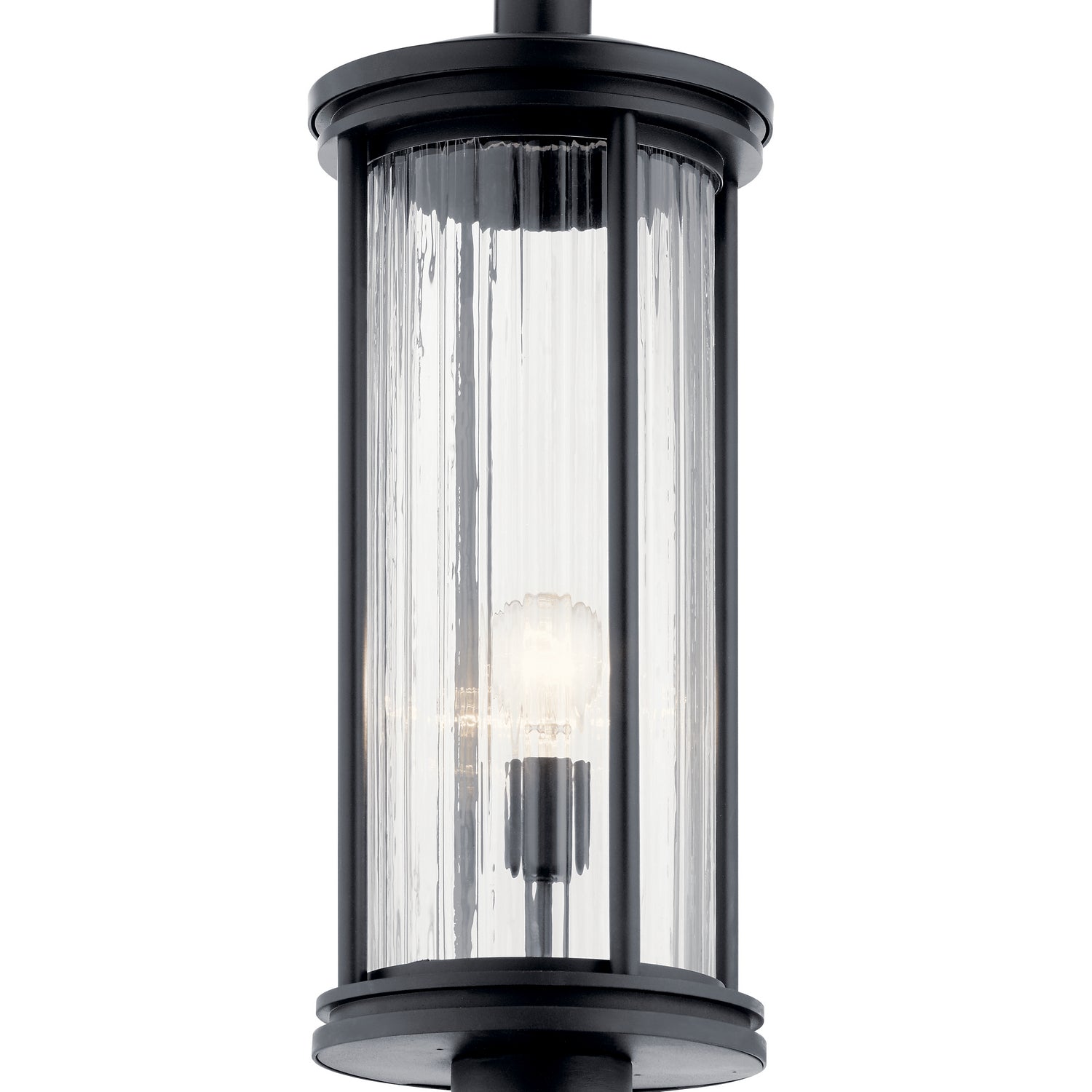 Kichler - 59025BK - One Light Outdoor Post Mount - Barras - Black