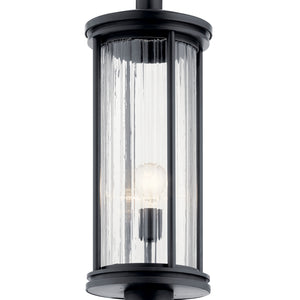 Kichler - 59025BK - One Light Outdoor Post Mount - Barras - Black