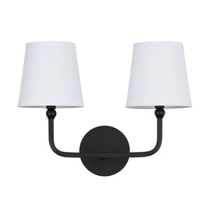 Capital Lighting - 119321MB-674 - Two Light Vanity - Dawson - Matte Black