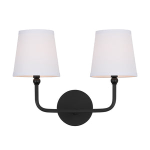 Capital Lighting - 119321MB-674 - Two Light Vanity - Dawson - Matte Black