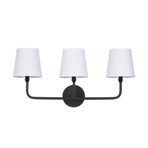 Capital Lighting - 119331MB-674 - Three Light Vanity - Dawson - Matte Black