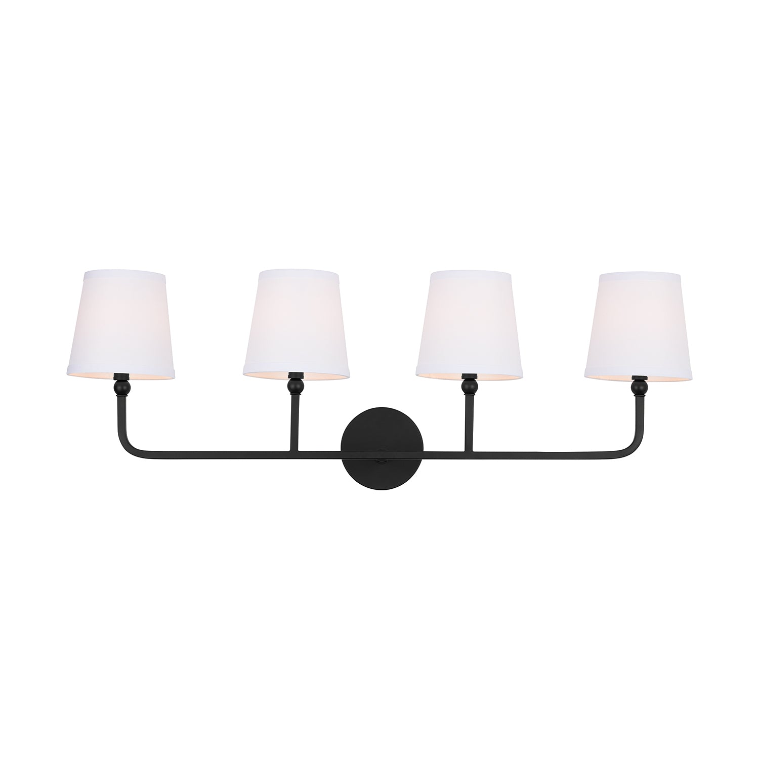 Capital Lighting - 119341MB-674 - Four Light Vanity - Dawson - Matte Black