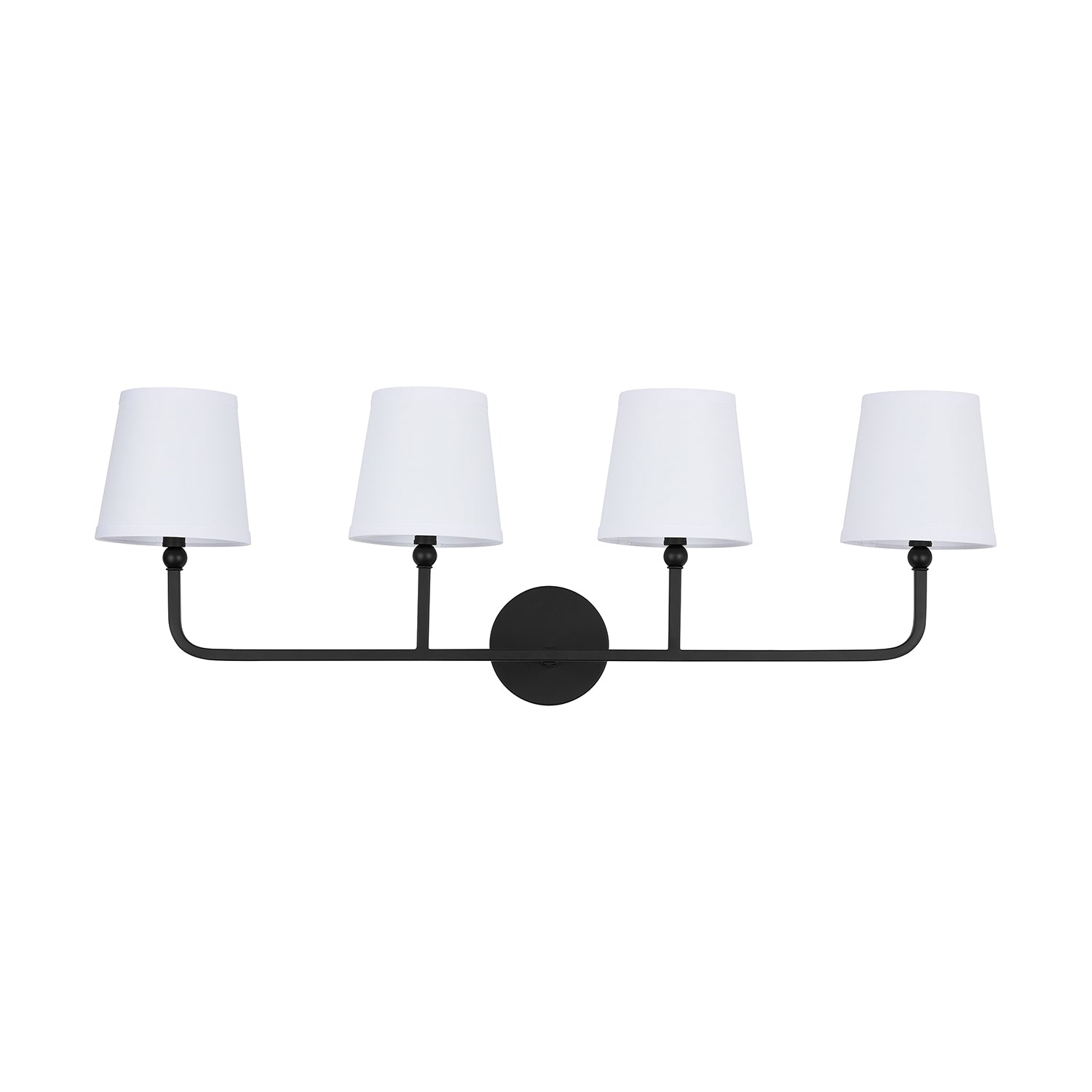 Capital Lighting - 119341MB-674 - Four Light Vanity - Dawson - Matte Black