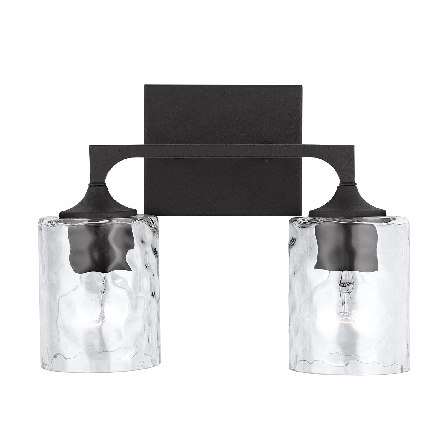 Capital Lighting - 137321BI-486 - Two Light Vanity - Clint - Black Iron