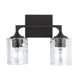 Capital Lighting - 137321BI-486 - Two Light Vanity - Clint - Black Iron