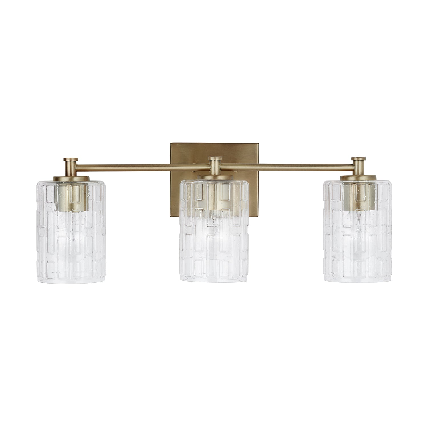 Capital Lighting - 138331AD-491 - Three Light Vanity - Emerson - Aged Brass