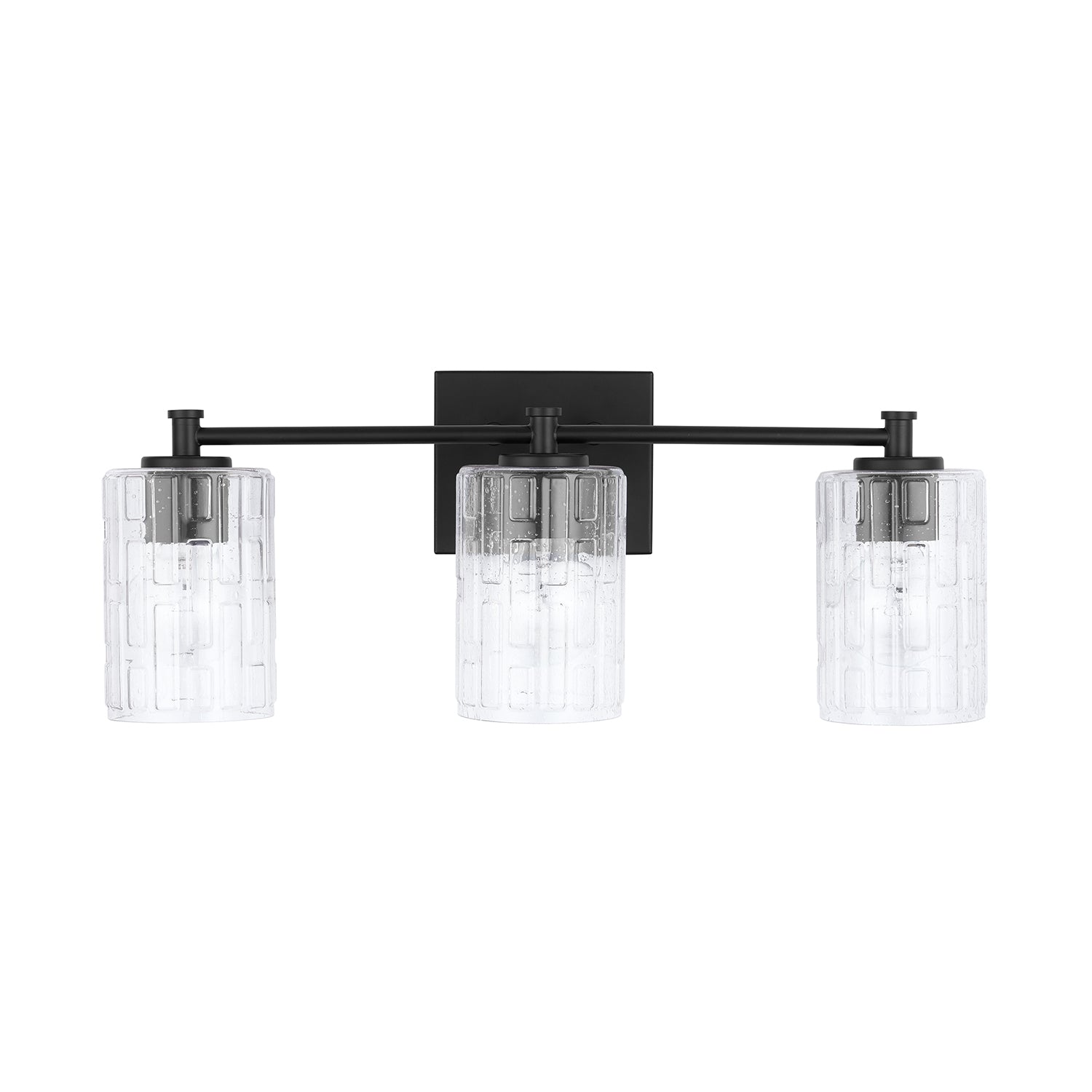 Capital Lighting - 138331MB-491 - Three Light Vanity - Emerson - Matte Black