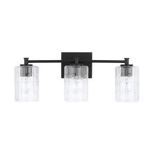 Capital Lighting - 138331MB-491 - Three Light Vanity - Emerson - Matte Black