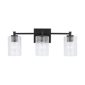Capital Lighting - 138331MB-491 - Three Light Vanity - Emerson - Matte Black