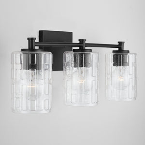 Capital Lighting - 138331MB-491 - Three Light Vanity - Emerson - Matte Black