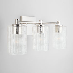Capital Lighting - 138331PN-491 - Three Light Vanity - Emerson - Polished Nickel