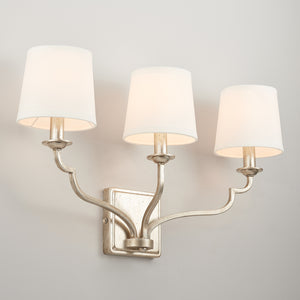 Capital Lighting - 138731WG-698 - Three Light Vanity - Ophelia - Winter Gold