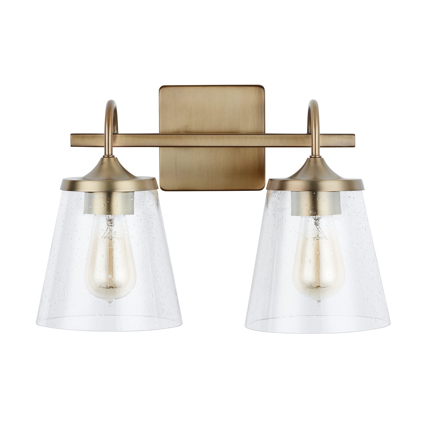 Capital Lighting - 139122AD-496 - Two Light Vanity - Jayne - Aged Brass