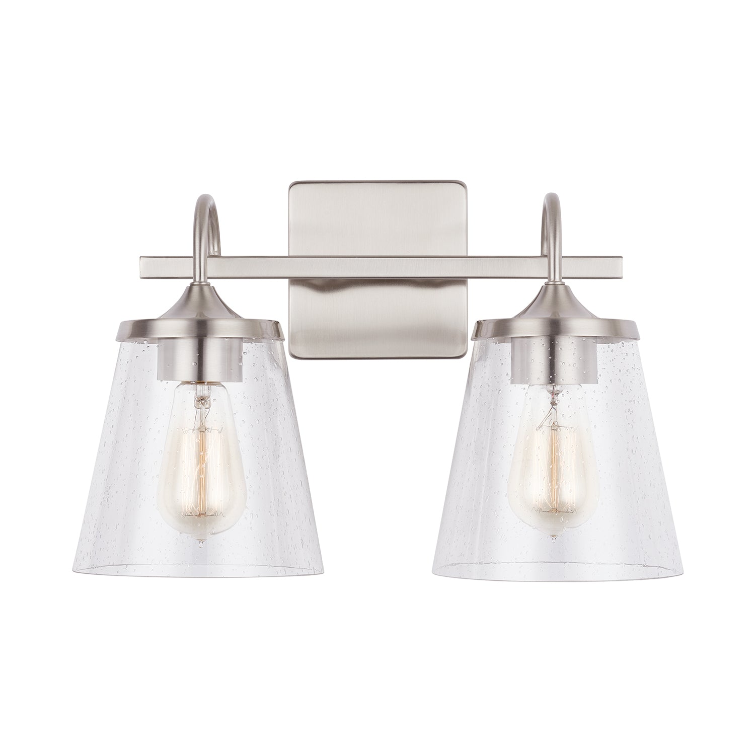 Capital Lighting - 139122BN-496 - Two Light Vanity - Jayne - Brushed Nickel