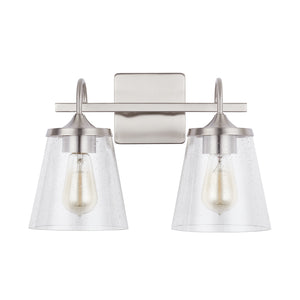 Capital Lighting - 139122BN-496 - Two Light Vanity - Jayne - Brushed Nickel