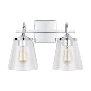 Capital Lighting - 139122CH-496 - Two Light Vanity - Jayne - Chrome