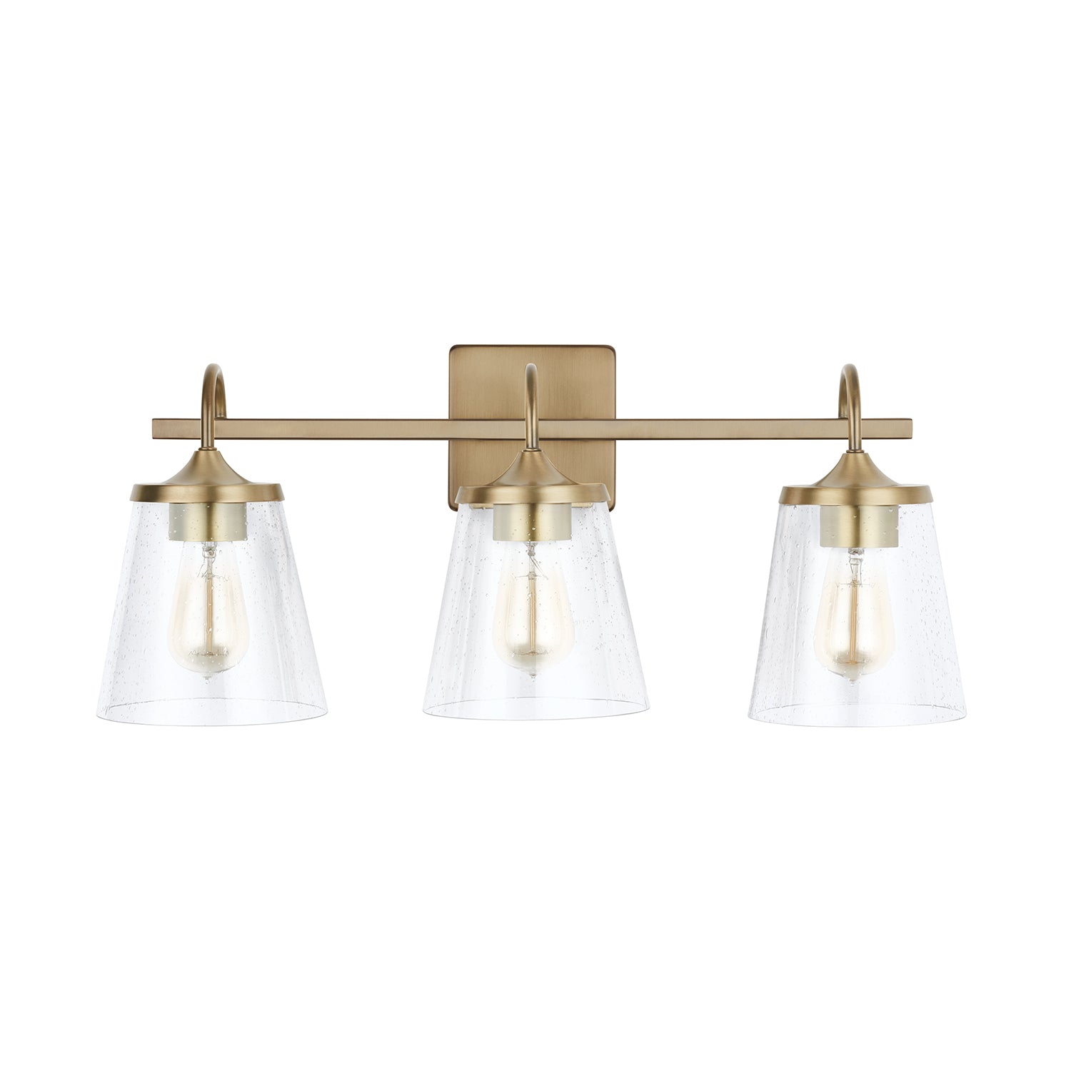 Capital Lighting - 139132AD-496 - Three Light Vanity - Jayne - Aged Brass