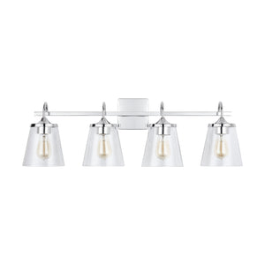 Capital Lighting - 139142CH-496 - Four Light Vanity - Jayne - Chrome