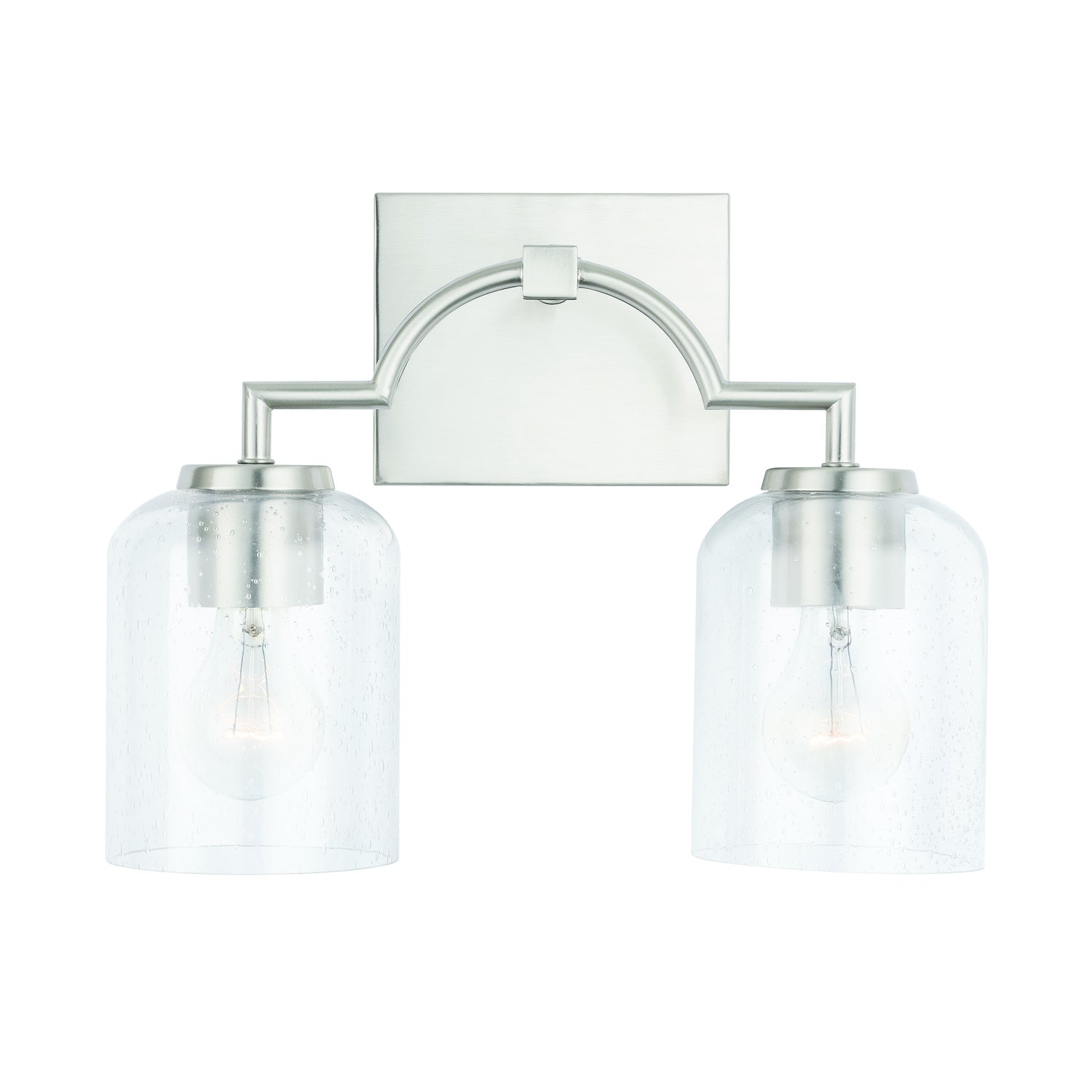 Capital Lighting - 139321BN-500 - Two Light Vanity - Carter - Brushed Nickel