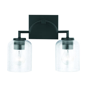 Capital Lighting - 139321MB-500 - Two Light Vanity - Carter - Matte Black