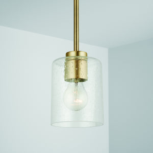 Capital Lighting - 328511AD-449 - One Light Pendant - Greyson - Aged Brass