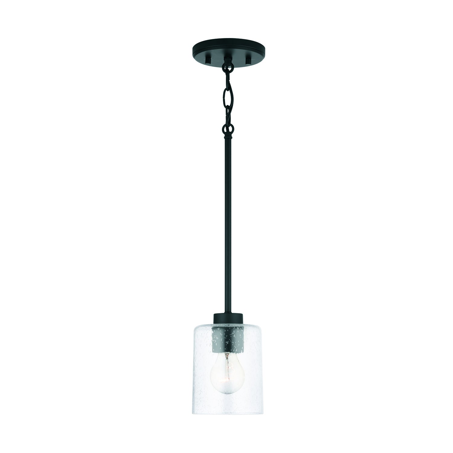Capital Lighting - 328511MB-449 - One Light Pendant - Greyson - Matte Black